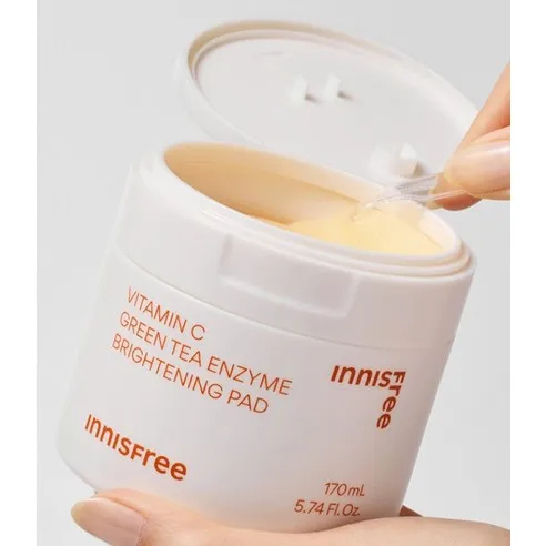 Vitamin C Green Tea Enzyme Blemish Toning Pad - Image 4