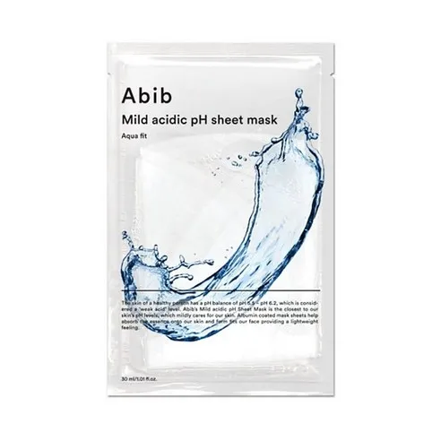 Mild Acidic pH Sheet Mask Aqua Fit, 10ea - Image 1