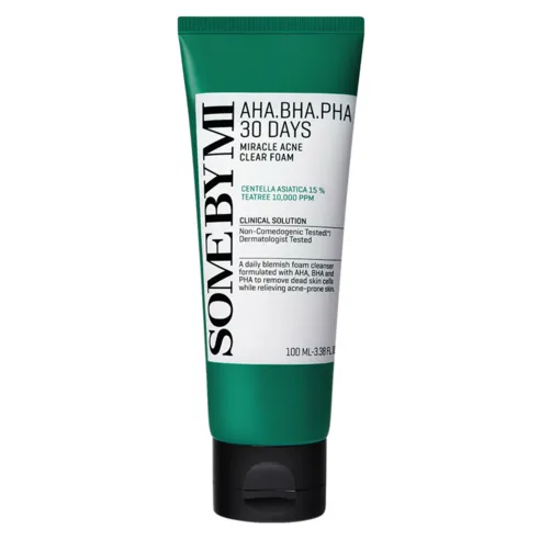 AHA BHA PHA 30 Days Miracle Acne Clear Foam