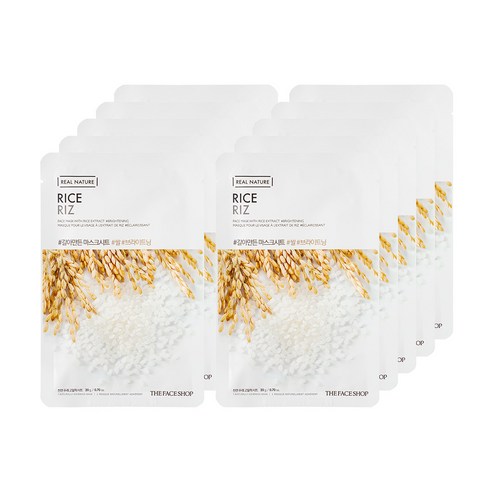Ground Rice Sheet Mask, 10ea