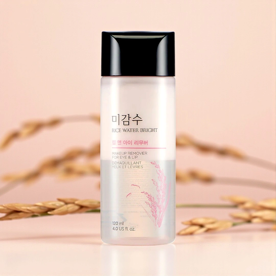 Rice Water Bright Makeup Remover for Eye & Lip, 120ml - Image 2