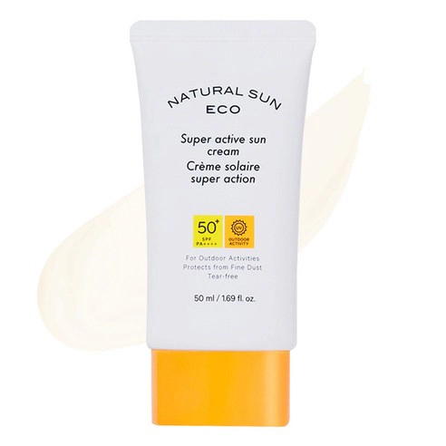 Natural Sun Eco Super Active Sun Cream, 50ml - Image 1