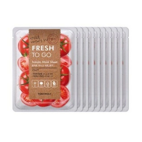 Fresh To Go Sheet Mask - Tomato, 10ea - Image 1