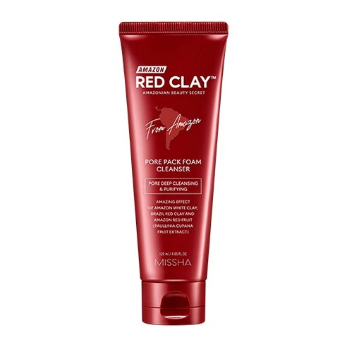Amazon Red Clay™ Pore Mask Foam Cleanser, 120ml - Image 1