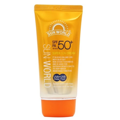 Sun World Super Sun Cream [SPF50+/PA+++], 80ml