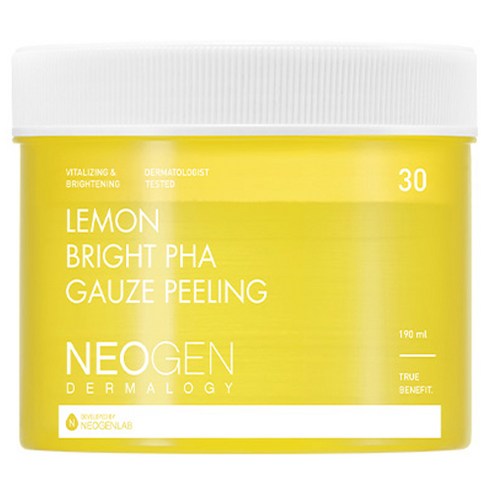 Lemon Bright PHA Gauze Peeling, 30ea