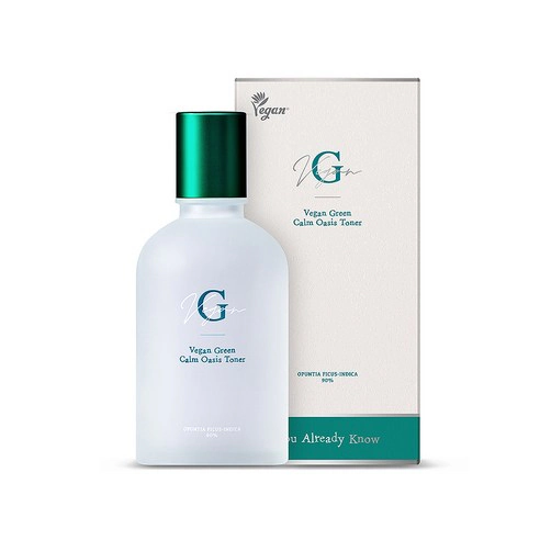 Vegan Green Calm Oasis Toner, 200ml - Image 1