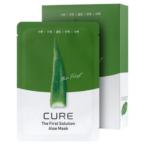 Cure The First Solution Aloe Mask, 1ea - Image 1