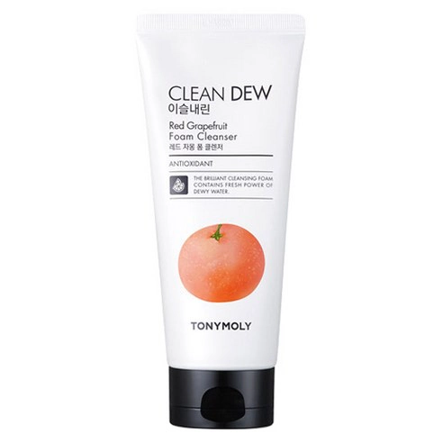 Clean Dew Red Grapefruit Cleansing Foam, 180ml - Image 1