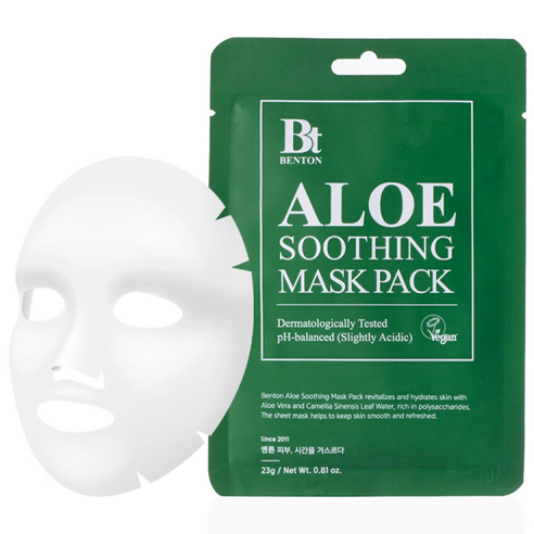 Aloe Vera Soothing Sheet Mask, 10ea