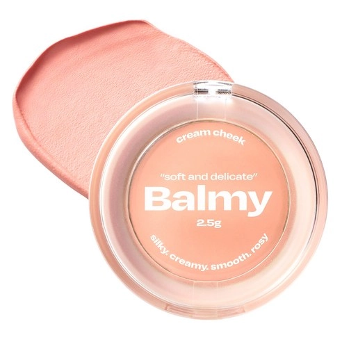 Balmy Cream Cheek, 10 Peach Cream, 1pack