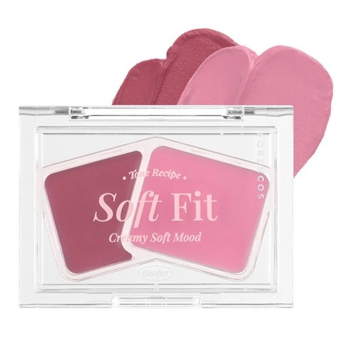 Soft Fitting Cream Blusher, 03 Berry chou, 1pack