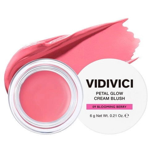 Petal Glow Cream Blush, 09 Blooming Berry, 1pack