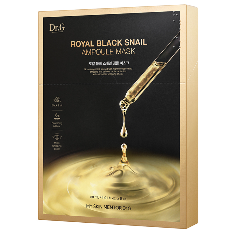 Royal Black Snail Ampoule Mask, 5ea, 1pack - Image 1