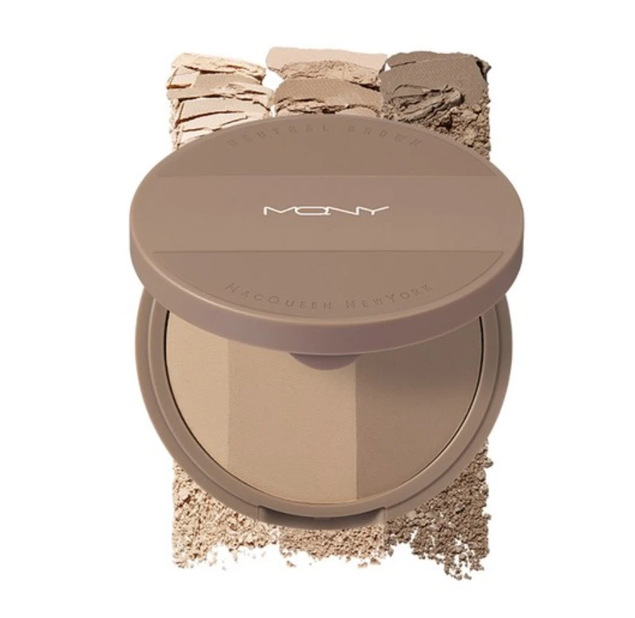 Fake Up 3-Color Shading, 9g, Neutral Brown, 1pack