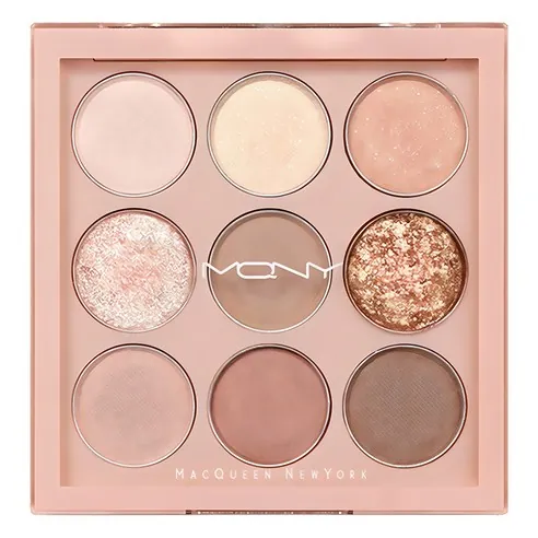 1001 Tone-on-Tone Shadow Palette Pro 9, 8.8g, Nude Mood, 1pack