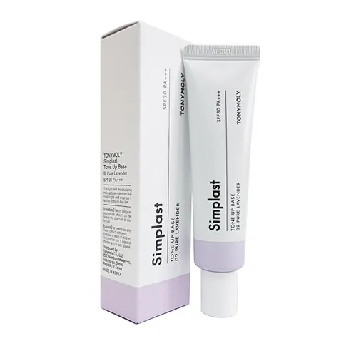Simplast Tone-Up Base [SPF38/PA+++], 35g, 02 Pure Lavender, 1pack