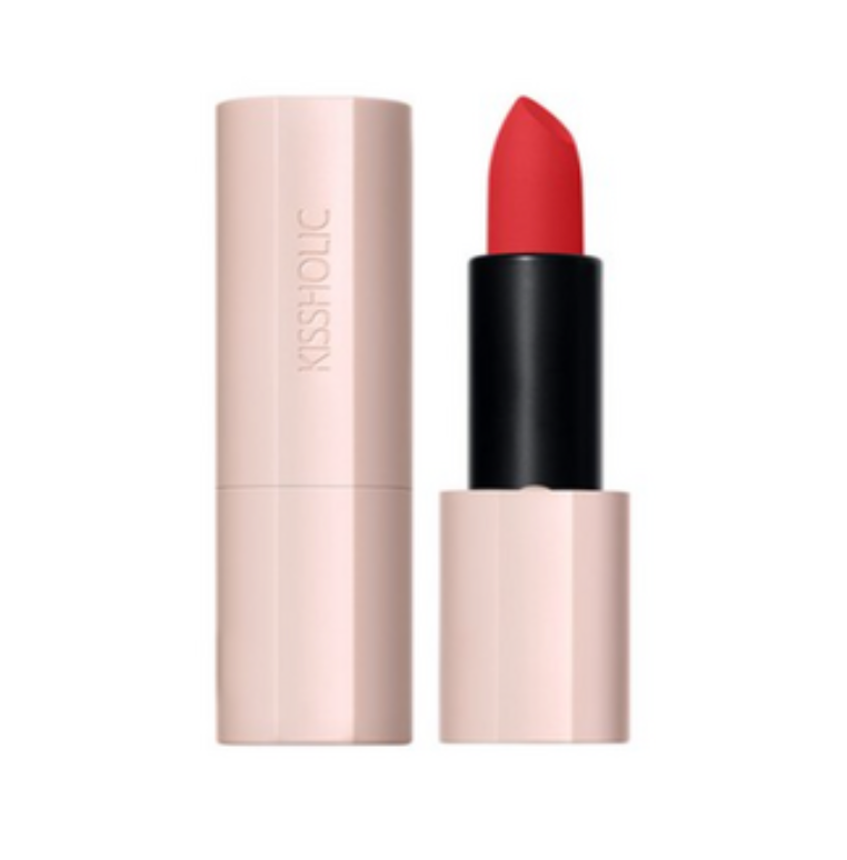 Kissholic Lipstick Matte, 3.5g, RD07 Triple Red, 1pack