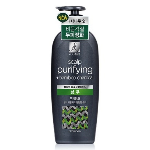 Bamboo Charcoal Scalp Purifying Shampoo, 680ml, 1pack