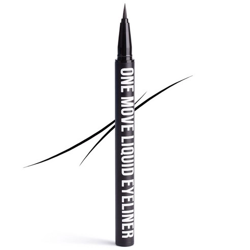 One Move Liquid Eyeliner, 0.55ml, Deep Black, 1pack - Image 1