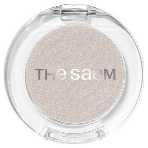 Saemmul Single Shadow [Shimmer], 2g, WH02 Snow, 1pack - Image 1