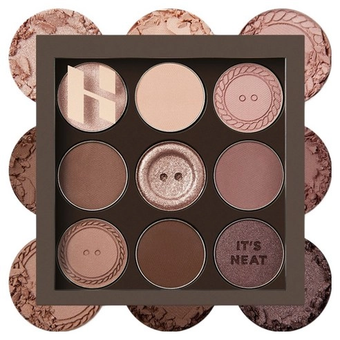 My Fave Mood Eye Palette [Button Up], 8g, Button Up, 1pack
