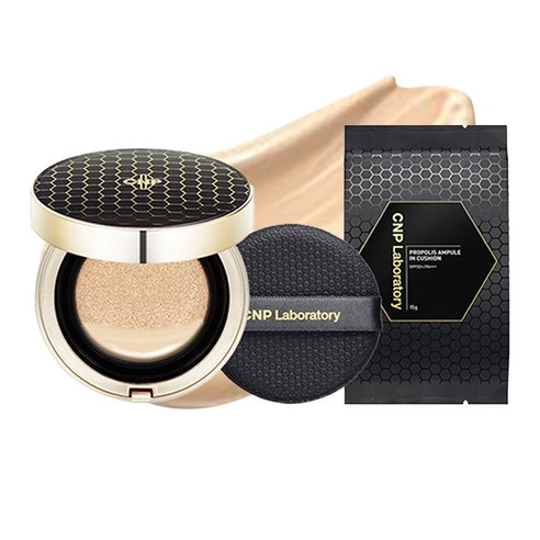 Propolis Ampoule in Cushion, 15g+15g(Refill), 21 Light Beige, 1pack