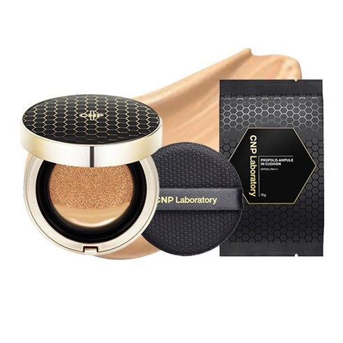 Propolis Ampoule in Cushion, 15g+15g(Refill), 23 Natural Beige, 1pack