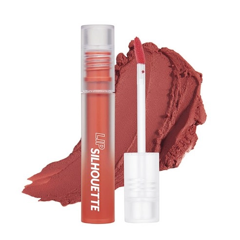 Lip Silhouette Matte Velvet Tint, 4g, 01 Retro Peach, 1pack