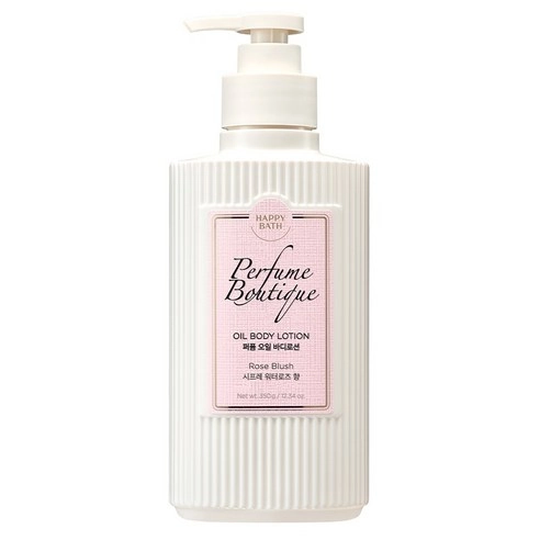 Perfume Boutique Oil Body Lotion [Rose Blush], 350g, 1pack