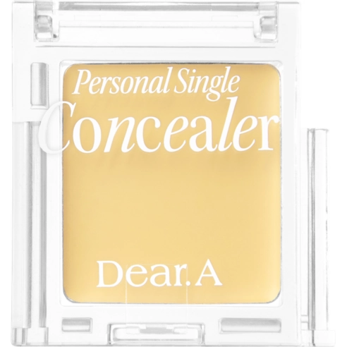 Personal Single Concealer, 1.8g, 10 Creamy Yellow, 1pack