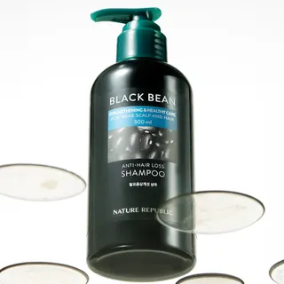 Black Bean Anti Hair Loss Shampoo, 300ml - Image 2