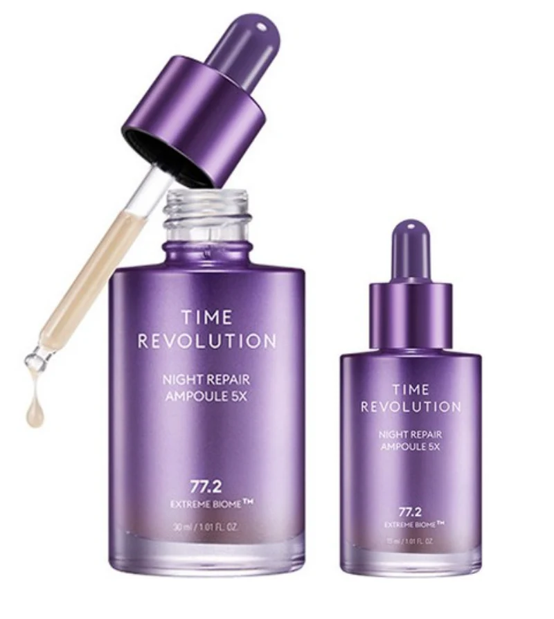 Time Revolution Night Repair Ampoule 5X, 30ml+15ml - Image 1