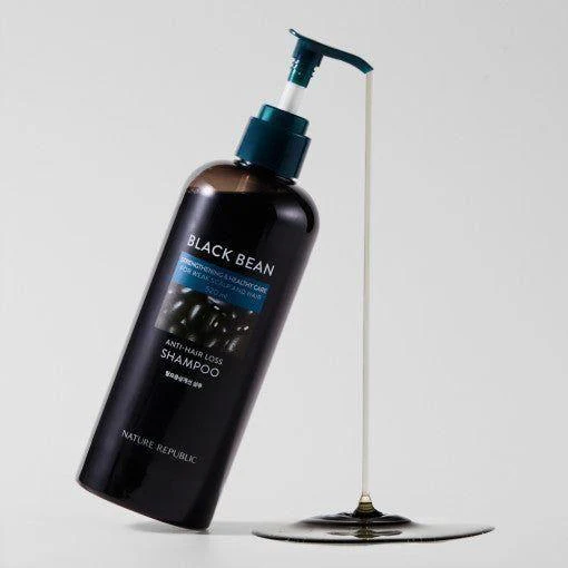 Black Bean Anti Hair Loss Shampoo, 300ml - Image 3