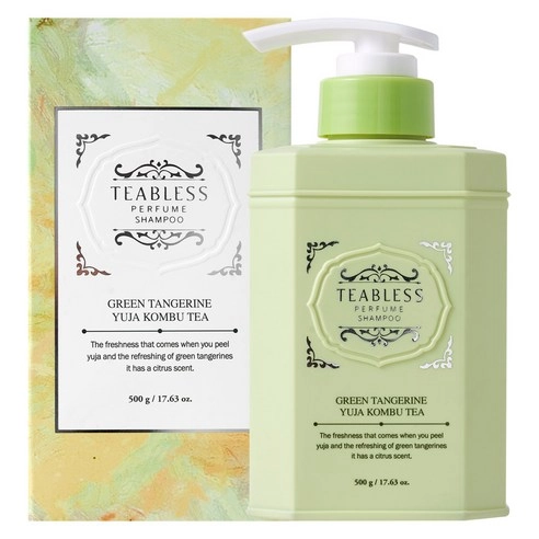 Green Tangerine Yuja Kombu Tea Perfume Shampoo, 500g, 1pack
