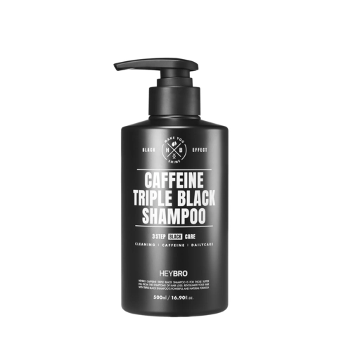 Caffeine Triple Black Shampoo, 500ml, 1pack