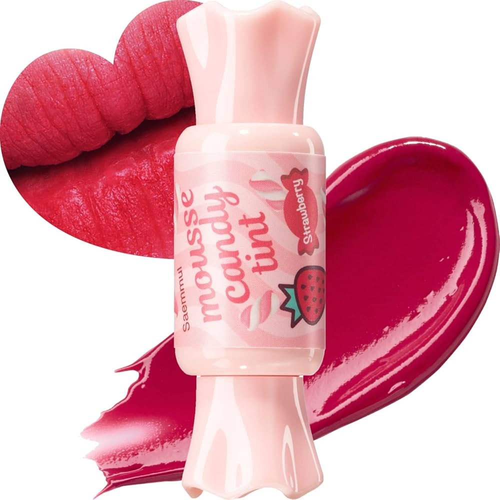 Saemmul Mousse Candy Tint, 8g, 02 Strawberry Mousse, 1pack - Image 1