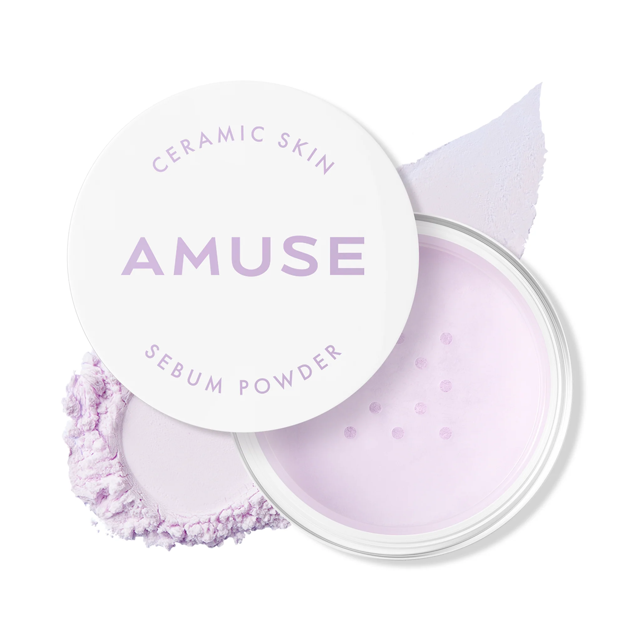 Ceramic Skin Sebum Powder, 5g, 02 Purple, 1pack
