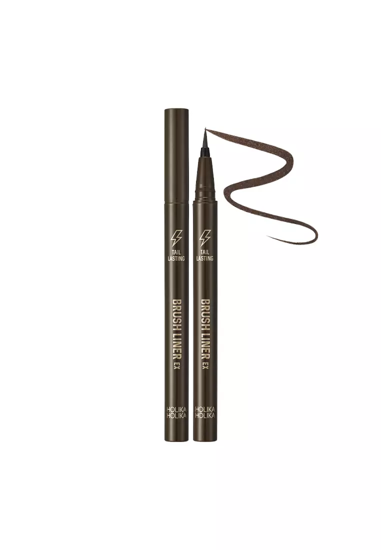 Tail Lasting Brush Liner EX, 0.6g, 02 Dark Brown, 1pack