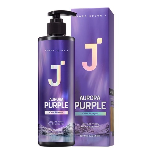 ColorJ Aurora Complementary Color Shampoo [Purple], 380ml, 1pack
