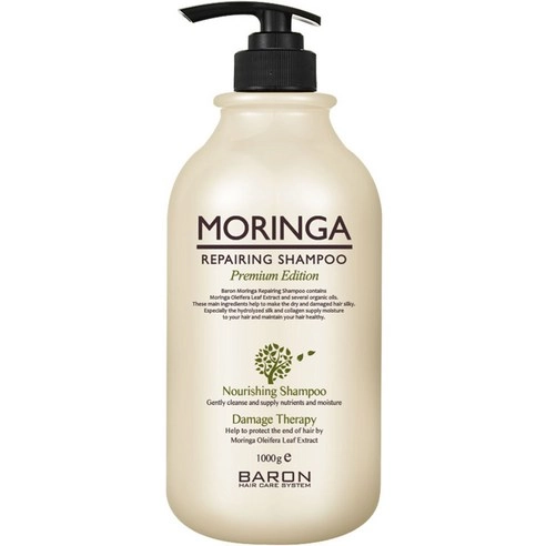 Moringa Repairing Shampoo, 1,000g, 1pack