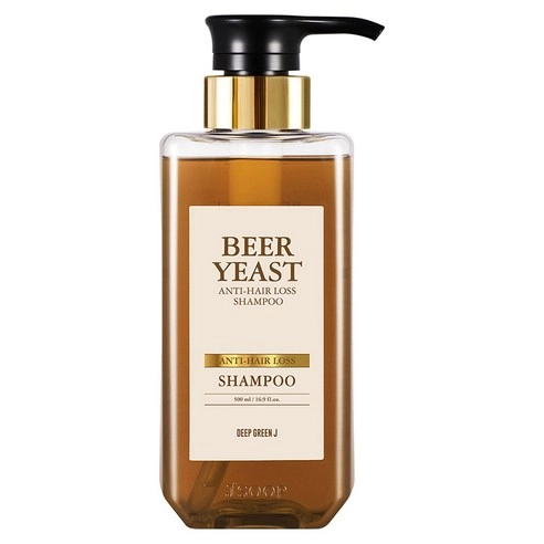 Deep Green J Soop Anti-Hair Loss Control Beer Yeast Shampoo, 500ml, 1pack