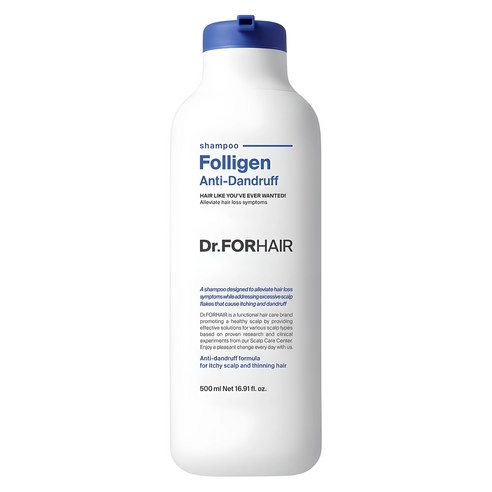 Folligen Dandruff Improvement Shampoo, 500ml, 1pack