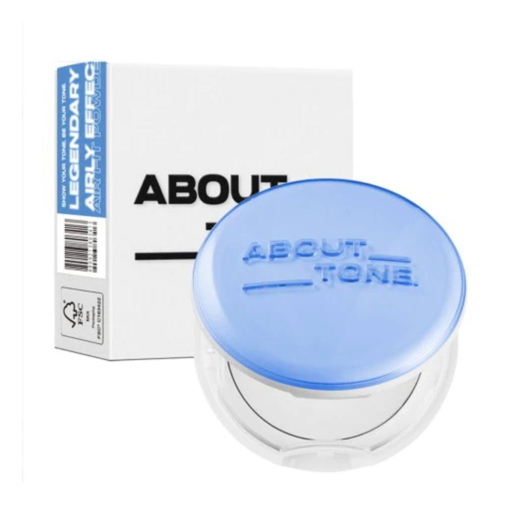 Air Fit Powder Pact, 8g, White, 1pack