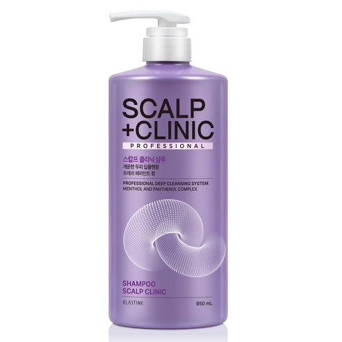 Scalp Clinic Deep Cleansing Mild Acidic Shampoo [Fresh Peppermint Scent], 950ml, 1pack