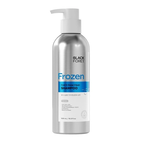 Frozen Cool & Deep Clean Hair Loss Symptom Relief Shampoo, 500ml, 1pack