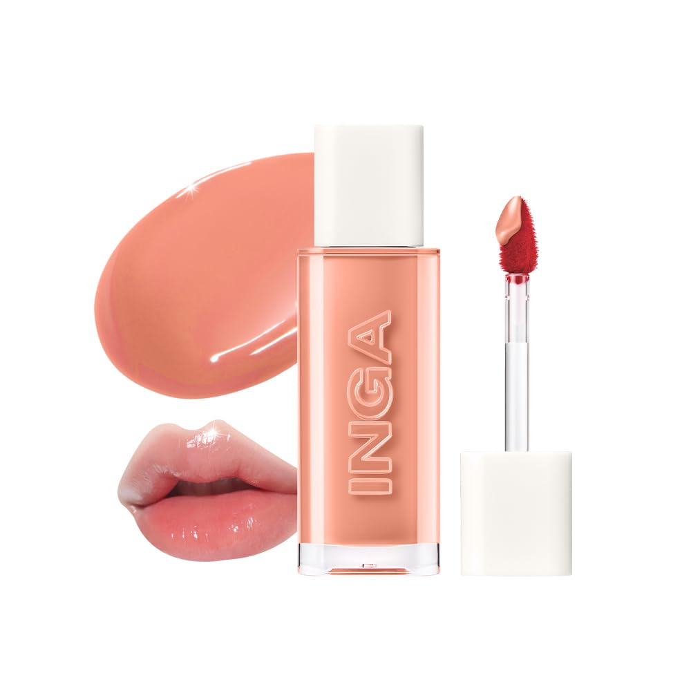 Water Glow Lip Tint, 4.5g, Bare Peach, 1pack