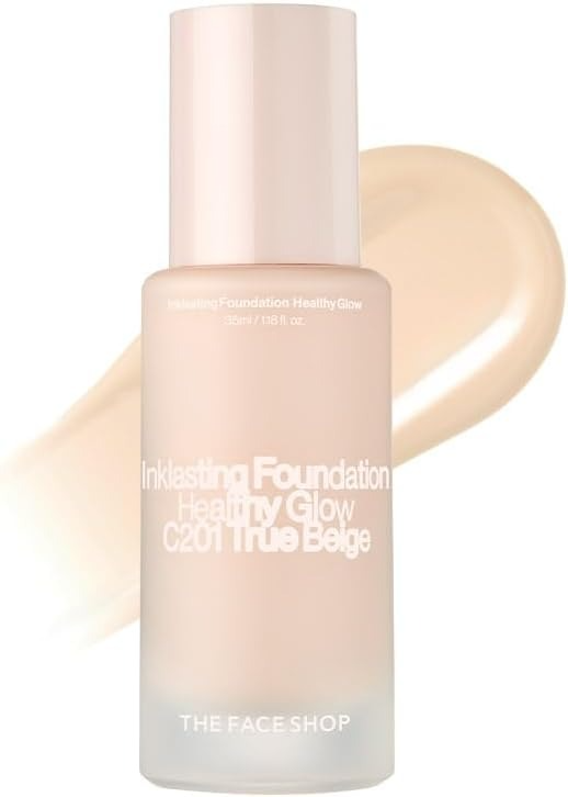 Ink Lasting Foundation Healthy Glow, 35ml, C201 True Beige, 1pack - Image 1