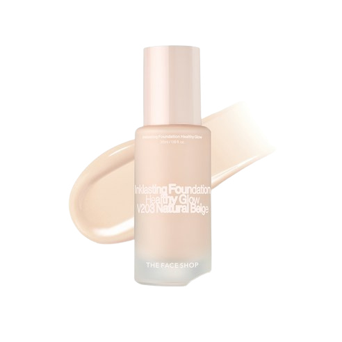 Ink Lasting Foundation Healthy Glow, 35ml, V103 Pure Beige, 1pack - Image 1