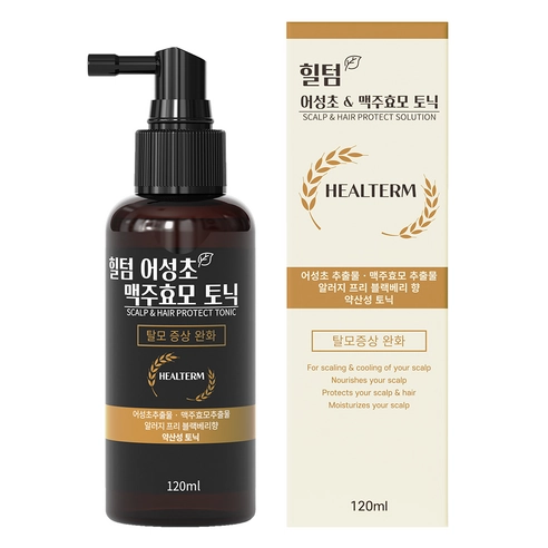 Houttuynia cordata & brewer's yeast hair loss tonic, 120ml, 1pack